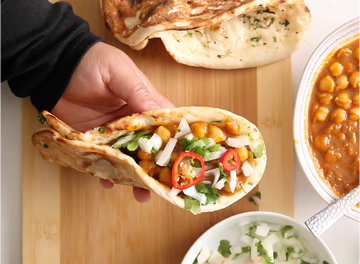 Chana Masala Tacos